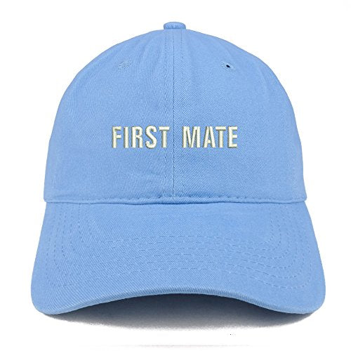 Trendy Apparel Shop First Mate Embroidered 100% Soft Brushed Cotton Low Profile Cap