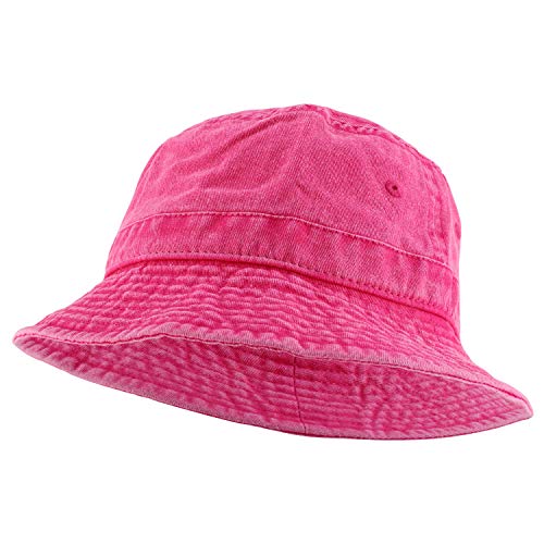 Trendy Apparel Shop 100% Cotton Pigment Dyed Washed Bucket Hat