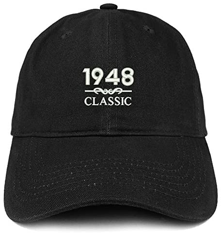 Trendy Apparel Shop Classic 1948 Embroidered Retro Soft Cotton Baseball Cap