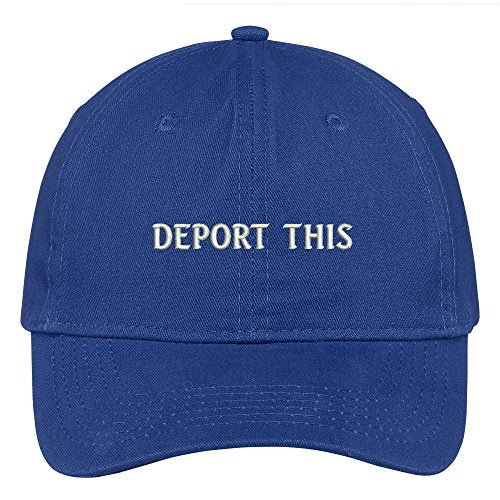 Trendy Apparel Shop Deport This Embroidered Soft Crown 100% Brushed Cotton Cap