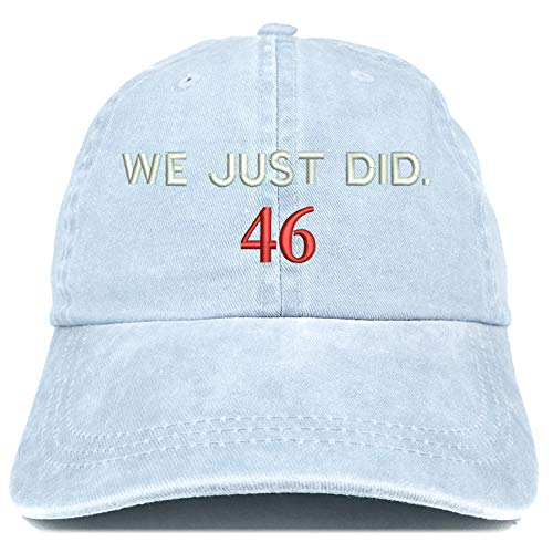 Trendy Apparel Shop We Just Did 46 President 2020 Celebration Washed Cotton Cap