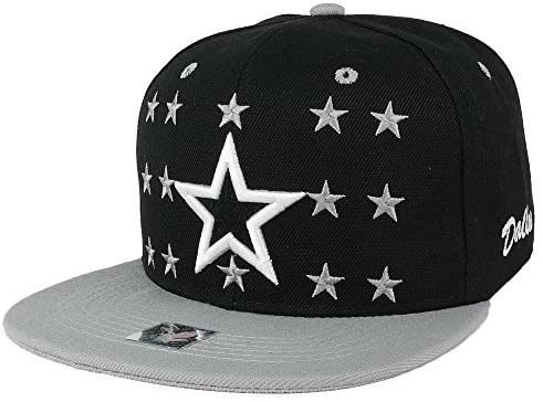 Trendy Apparel Shop Texas Big Star Embroidered Flat Bill Adjustable Baseball Cap