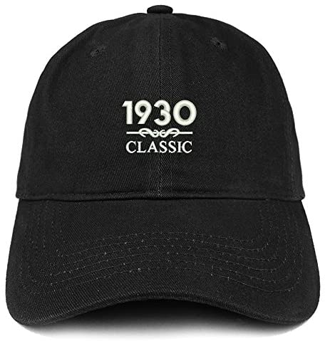 Trendy Apparel Shop Classic 1930 Embroidered Retro Soft Cotton Baseball Cap