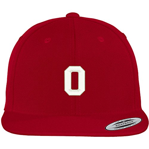 Trendy Apparel Shop Letter O Collegiate Varsity Font Initial Embroidered Baseball Cap