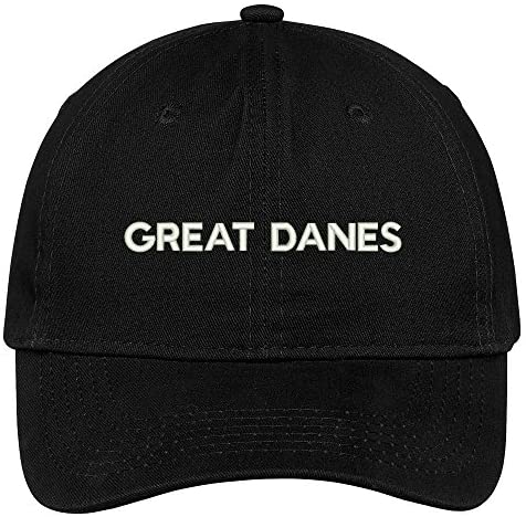 Trendy Apparel Shop Great Danes Dog Breed Embroidered Dad Hat Adjustable Cotton Baseball Cap