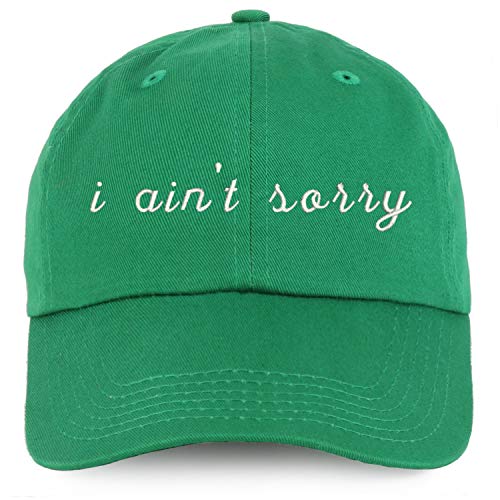 Trendy Apparel Shop Youth I Ain't Sorry Unstructured Cotton Baseball Cap