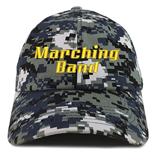 Trendy Apparel Shop Marching Band Embroidered Soft Crown 100% Brushed Cotton Cap