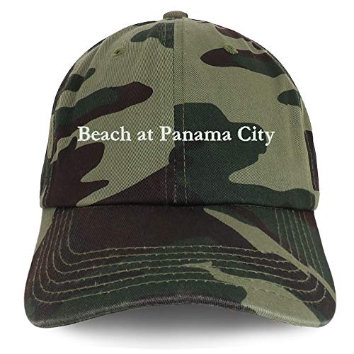 Trendy Apparel Shop Beach at Panama City Embroidered Brushed Cotton Cap