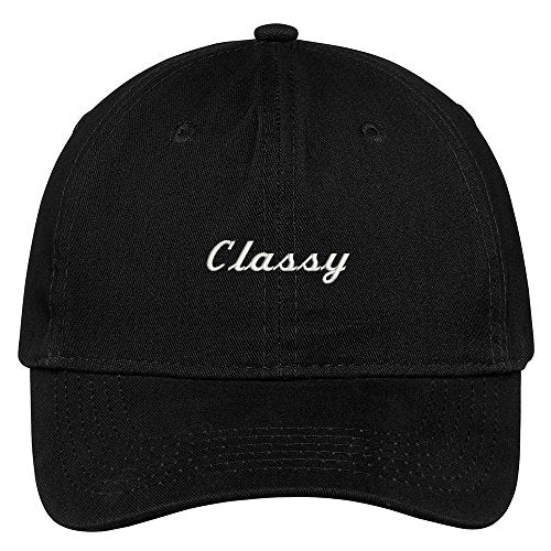 Trendy Apparel Shop Classy Embroidered Brushed Cotton Adjustable Cap