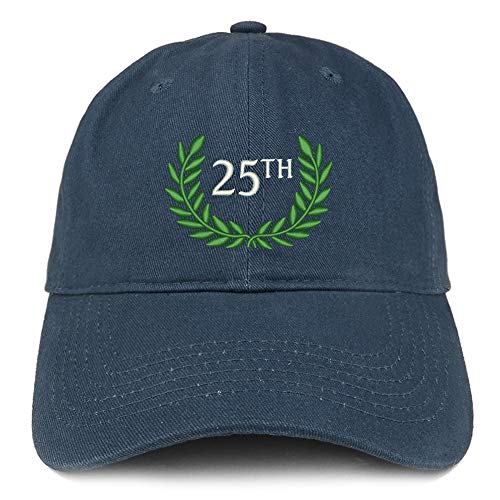 Trendy Apparel Shop 25th Anniversary Embroidered Unstructured Cotton Dad Hat