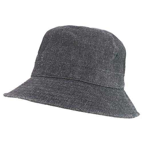 Trendy Apparel Shop Plain Cotton Denim Bucket Hat