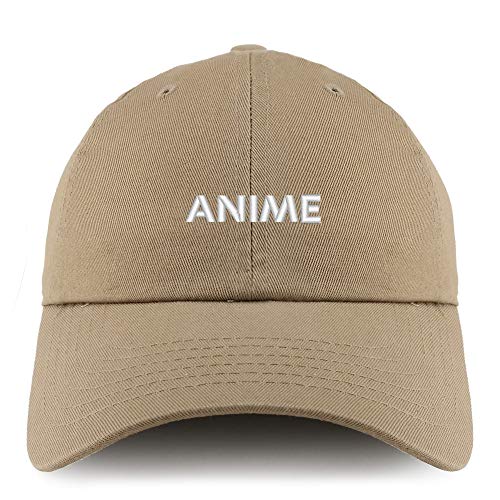 Trendy Apparel Shop Anime Solid Adjustable Unstructured Dad Hat