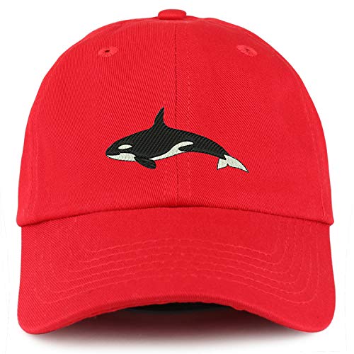 Trendy Apparel Shop Youth Orca Killer Whale Unstructured Cotton Baseball Cap