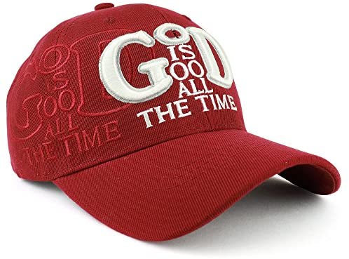 Trendy Apparel Shop God is Good All The Time Christian Theme Embroidered Adjustable Baseball Cap