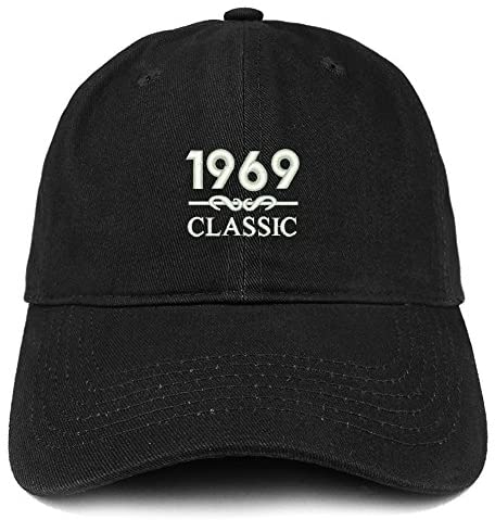 Trendy Apparel Shop Classic 1969 Embroidered Retro Soft Cotton Baseball Cap