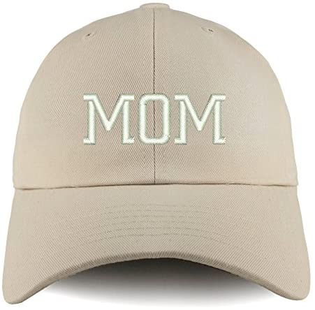 Trendy Apparel Shop Mom Embroidered Low Profile Soft Cotton Dad Hat Cap