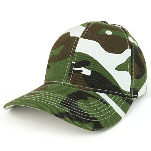 Trendy Apparel Shop Plain Structured Crown Adjustable Baseball Cap