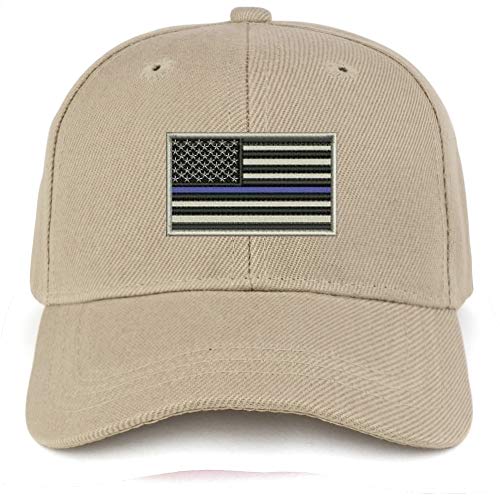 Trendy Apparel Shop USA TBL Flag Embroidered Youth Size Kids Structured Baseball Cap