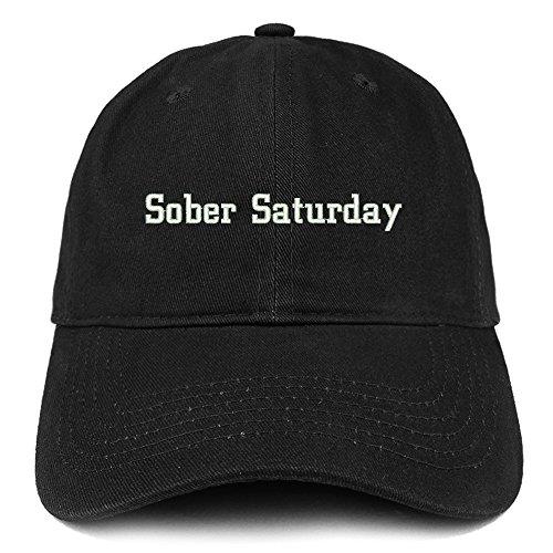 Trendy Apparel Shop Sober Saturday Embroidered Soft Cotton Dad Hat