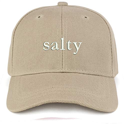 Trendy Apparel Shop Salty Embroidered Youth Size Kids Structured Baseball Cap