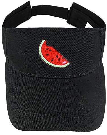 Trendy Apparel Shop Watermelon Patch Cotton Summer Visor Cap