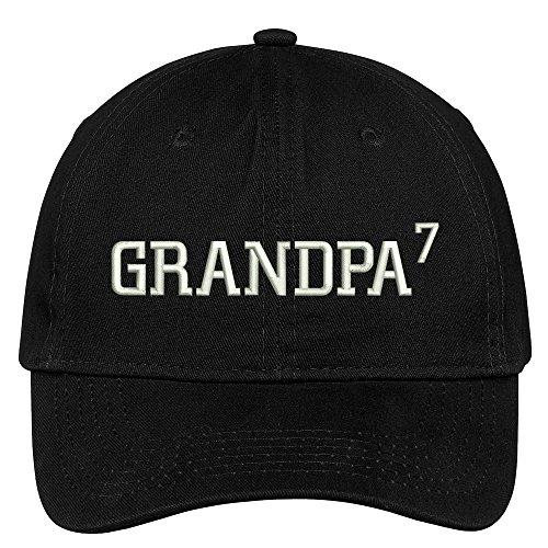 Trendy Apparel Shop Grandpa Of 7 Grandchildren Embroidered 100% Quality Brushed Cotton Baseball Cap