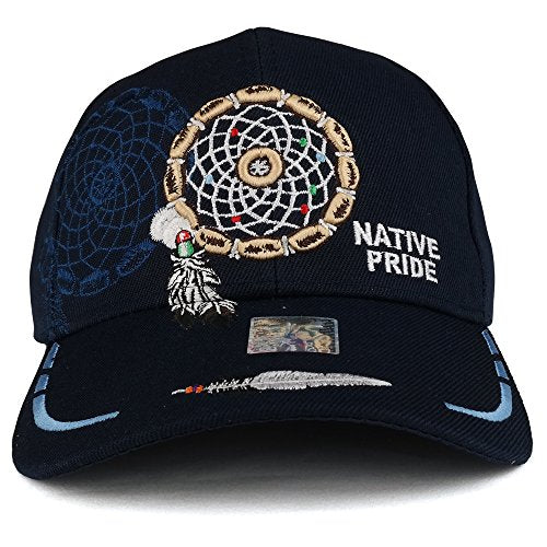 Trendy Apparel Shop Dream Catcher 3D Embroidered Native Pride Structured Baseball Cap
