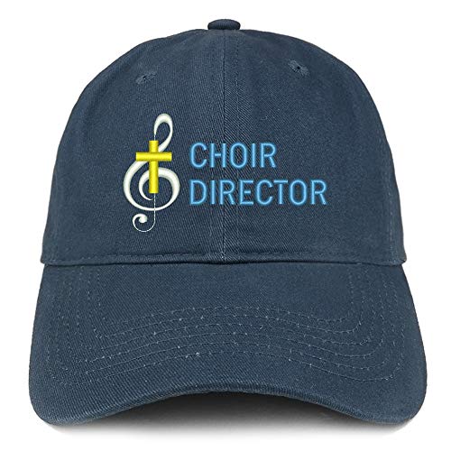 Trendy Apparel Shop Choir Director Embroidered Soft Crown 100% Brushed Cotton Cap