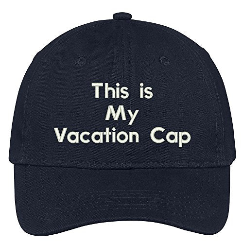 Trendy Apparel Shop Vacation Cap Embroidered Brushed 100% Cotton Baseball Cap