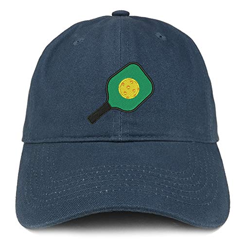 Trendy Apparel Shop Pickleball and Paddle Embroidered Cotton Dad Hat