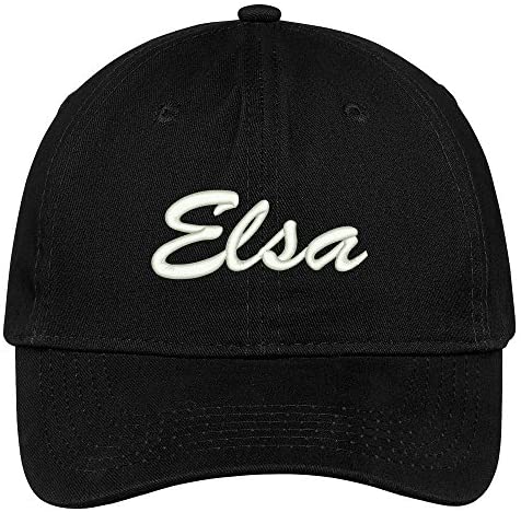 Trendy Apparel Shop Elsa Embroidered Dad Hat Adjustable Cotton Baseball Cap