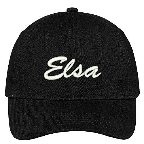 Trendy Apparel Shop Elsa Embroidered Dad Hat Adjustable Cotton Baseball Cap