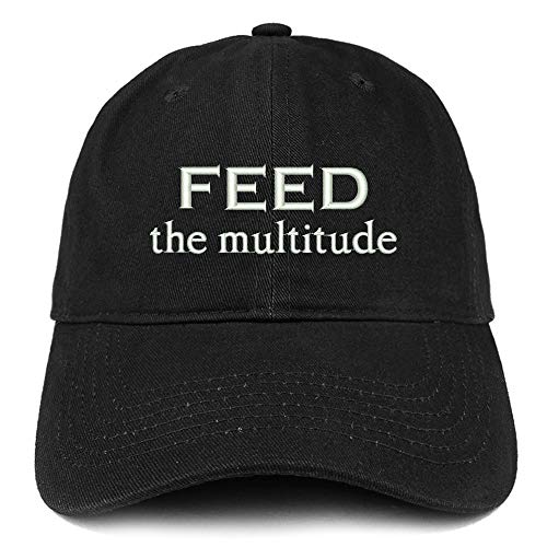 Trendy Apparel Shop Feed The Multitude Soft Crown 100% Brushed Cotton Cap