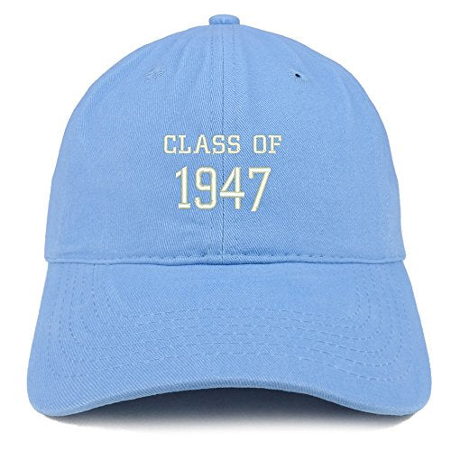 Trendy Apparel Shop Class of 1947 Embroidered Reunion Brushed Cotton Baseball Cap