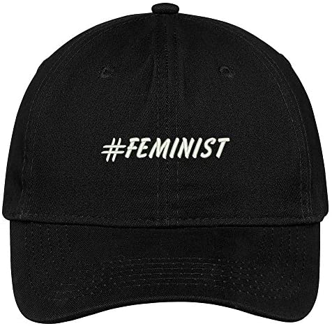 Trendy Apparel Shop Feminist Embroidered Soft Low Profile Adjustable Cotton Cap