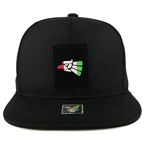 Trendy Apparel Shop Hecho en Mexico Rubber Patched Flatbill Snapback Cap