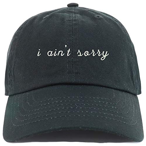 Trendy Apparel Shop Youth I Ain't Sorry Adjustable Soft Crown Baseball Cap