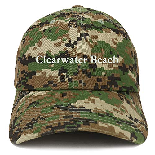 Trendy Apparel Shop Clearwater Beach Embroidered Brushed Cotton Cap