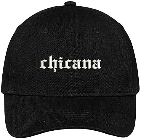 Trendy Apparel Shop Chicana Embroidered Soft Brushed Cotton Low Profile Cap