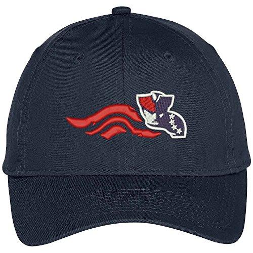 Trendy Apparel Shop American Patriots Embroidered Baseball Cap - Navy