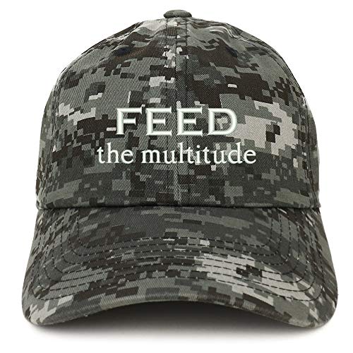 Trendy Apparel Shop Feed The Multitude Soft Crown 100% Brushed Cotton Cap