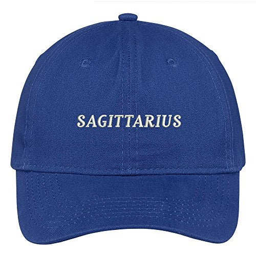 Trendy Apparel Shop Horoscopes Sagittarius Embroidered Adjustable Cotton Cap
