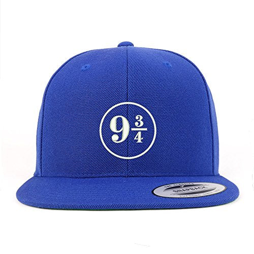 Trendy Apparel Shop Harry Platform Embroidered Flat Bill Snapback Baseball Cap