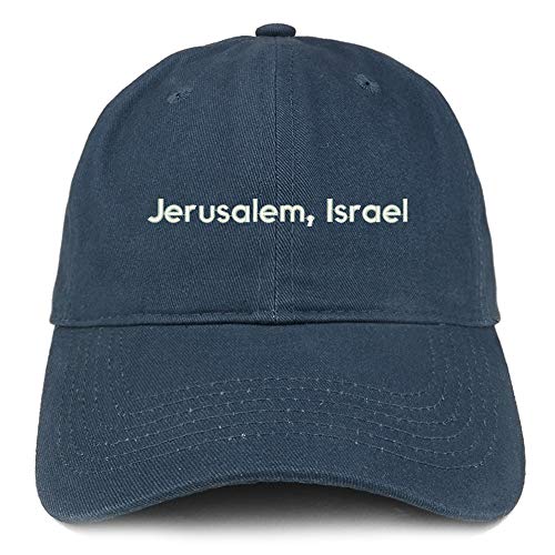 Trendy Apparel Shop Jerusalem Israel Embroidered Cotton Unstructured Dad Hat