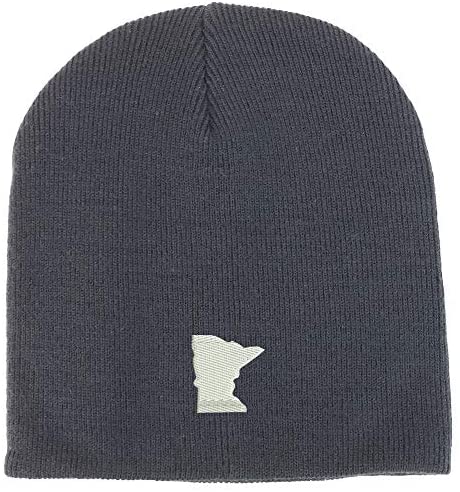 Trendy Apparel Shop Minnesota State Acrylic Winter Knit Skull Short Beanie