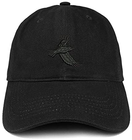 Trendy Apparel Shop Small Raven Quality Embroidered Low Profile Brushe
