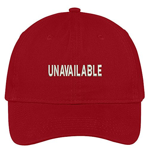 Trendy Apparel Shop Unavailable Embroidered Adjustable Cotton Cap