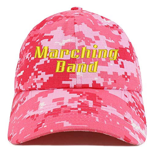 Trendy Apparel Shop Marching Band Embroidered Soft Crown 100% Brushed Cotton Cap
