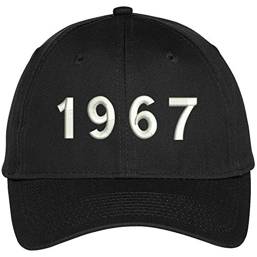 Trendy Apparel Shop 1967 Birth Year Embroidered Baseball Cap