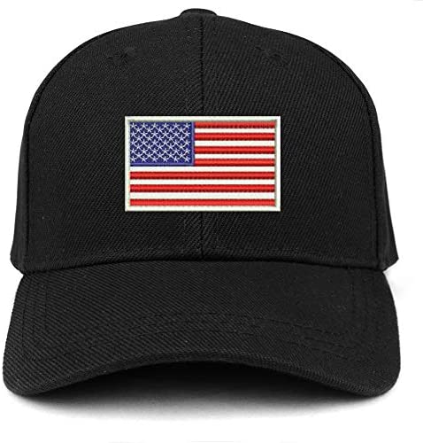 Trendy Apparel Shop USA White Flag Embroidered Youth Size Kids Structured Baseball Cap